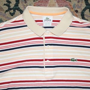 Men's Lacoste Heritage Stripe Waffle-Knit Polo